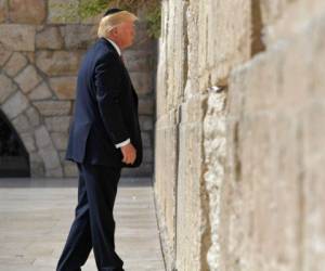 Donald Trump llegó a Israel este lunes en compañía de su esposa e hija. Foto: AFP